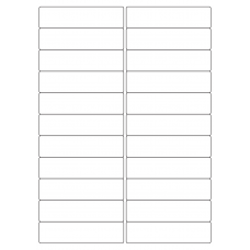 40016 - Label Size 100mm x 25.4mm - 22 label(s) per sheet 
