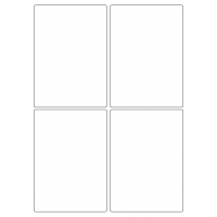 40017 - Label Size 99mm x 139mm - 4 label(s) per sheet 40017 - Label Size 99mm x 139mm - 4 label(s) per sheet