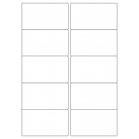 40020 - Label Size 99mm x 56.5mm - 10 label(s) per sheet 40020 - Label Size 99mm x 56.5mm - 10 label(s) per sheet