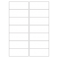 40021 - Label Size 99mm x 40mm - 14 label(s) per sheet 40021 - Label Size 99mm x 40mm - 14 label(s) per sheet