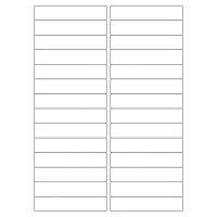 40023 - Label Size 99mm x 20mm - 28 label(s) per sheet 40023 - Label Size 99mm x 20mm - 28 label(s) per sheet