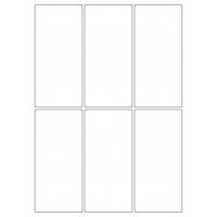40037 - Label Size 65mm x 140mm - 6 label(s) per sheet 40037 - Label Size 65mm x 140mm - 6 label(s) per sheet