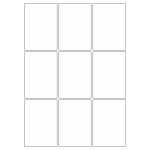 40038 - Label Size 65mm x 93mm - 9 label(s) per sheet