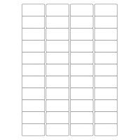 40049 - Label Size 48.5mm x 25.4mm - 44 label(s) per sheet 40049 - Label Size 48.5mm x 25.4mm - 44 label(s) per sheet