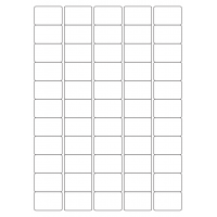 40056 - Label Size 38mm x 25.4mm - 55 label(s) per sheet 40056 - Label Size 38mm x 25.4mm - 55 label(s) per sheet