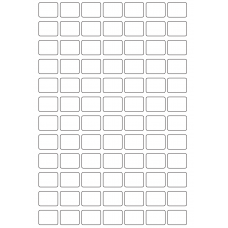 40185 - Label Size 25mm x 19mm - 84 label(s) per sheet 40185 - Label Size 25mm x 19mm - 84 label(s) per sheet