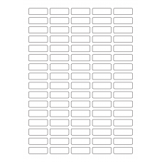 40240 - Label Size 34.827mm x 11.827mm - 80 label(s) per sheet 40240 - Label Size 34.827mm x 11.827mm - 80 label(s) per sheet