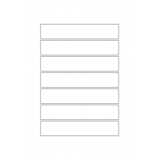 40246 - Label Size 145mm x 27.5mm - 7 label(s) per sheet 40246 - Label Size 145mm x 27.5mm - 7 label(s) per sheet