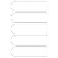 40248 - Label Size 184mm x 50mm - 5 label(s) per sheet 40248 - Label Size 184mm x 50mm - 5 label(s) per sheet