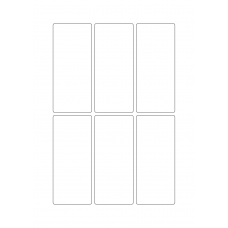 40252 - Label Size 50mm x 115mm - 6 label(s) per sheet 40252 - Label Size 50mm x 115mm - 6 label(s) per sheet