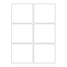 40254 - Label Size 95mm x 85mm - 6 label(s) per sheet 40254 - Label Size 95mm x 85mm - 6 label(s) per sheet