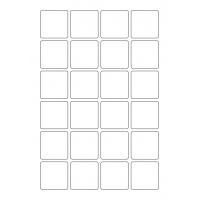 40260 - Label Size 41mm x 41mm - 24 label(s) per sheet 40260 - Label Size 41mm x 41mm - 24 label(s) per sheet