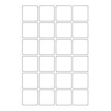 40260 - Label Size 41mm x 41mm - 24 label(s) per sheet 40260 - Label Size 41mm x 41mm - 24 label(s) per sheet