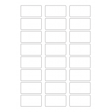 40261 - Label Size 55mm x 30mm - 24 label(s) per sheet 40261 - Label Size 55mm x 30mm - 24 label(s) per sheet