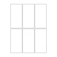 40264 - Label Size 60mm x 125mm - 6 label(s) per sheet 40264 - Label Size 60mm x 125mm - 6 label(s) per sheet