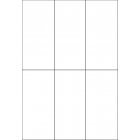 40265 - Label Size 67mm x 147.637mm - 6 label(s) per sheet 40265 - Label Size 67mm x 147.637mm - 6 label(s) per sheet