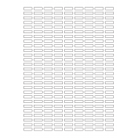 40276 - Label Size 18mm x 5mm - 243 label(s) per sheet 40276 - Label Size 18mm x 5mm - 243 label(s) per sheet