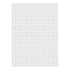 40276 - Label Size 18mm x 5mm - 243 label(s) per sheet 40276 - Label Size 18mm x 5mm - 243 label(s) per sheet
