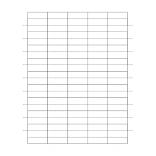 40279 - Label Size 38mm x 12.5mm - 100 label(s) per sheet 