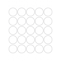 40280 - Label Size 40mm dia - 25 label(s) per sheet 40280 - Label Size 40mm dia - 25 label(s) per sheet