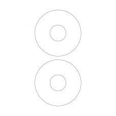 40288 - Label Size 117.5mm x 117.5mm - 2 label(s) per sheet 