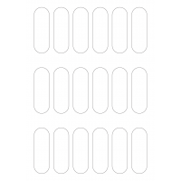 40290 - Label Size 24.821mm x 74.823mm - 18 label(s) per sheet 40290 - Label Size 24.821mm x 74.823mm - 18 label(s) per sheet