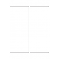40293 - Label Size 96mm x 232mm - 2 label(s) per sheet 40293 - Label Size 96mm x 232mm - 2 label(s) per sheet