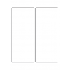 40293 - Label Size 96mm x 232mm - 2 label(s) per sheet 40293 - Label Size 96mm x 232mm - 2 label(s) per sheet