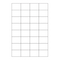 40294 - Label Size 45mm x 33mm - 32 label(s) per sheet 40294 - Label Size 45mm x 33mm - 32 label(s) per sheet