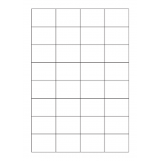 40294 - Label Size 45mm x 33mm - 32 label(s) per sheet 40294 - Label Size 45mm x 33mm - 32 label(s) per sheet