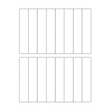 40297 - Label Size 24mm x 120mm - 16 label(s) per sheet 40297 - Label Size 24mm x 120mm - 16 label(s) per sheet