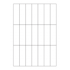 40301 - Label Size 26mm x 88mm - 21 label(s) per sheet 40301 - Label Size 26mm x 88mm - 21 label(s) per sheet