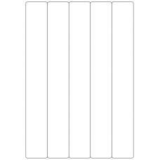 40302 - Label Size 40mm x 290mm - 5 label(s) per sheet 40302 - Label Size 40mm x 290mm - 5 label(s) per sheet