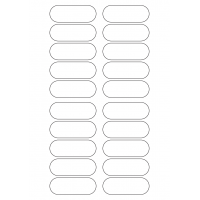 40303 - Label Size 69mm x 25mm - 20 label(s) per sheet 40303 - Label Size 69mm x 25mm - 20 label(s) per sheet