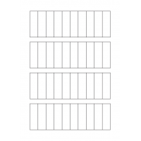 40304 - Label Size 17mm x 55mm - 40 label(s) per sheet 40304 - Label Size 17mm x 55mm - 40 label(s) per sheet