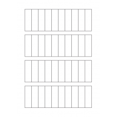 40304 - Label Size 17mm x 55mm - 40 label(s) per sheet 40304 - Label Size 17mm x 55mm - 40 label(s) per sheet