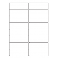 40305 - Label Size 99.1mm x 34mm - 16 label(s) per sheet 40305 - Label Size 99.1mm x 34mm - 16 label(s) per sheet