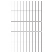 40306 - Label Size 17mm x 55mm - 50 label(s) per sheet 40306 - Label Size 17mm x 55mm - 50 label(s) per sheet