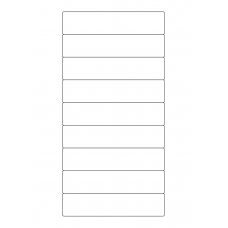 40308 - Label Size 133mm x 29.6mm - 9 label(s) per sheet 40308 - Label Size 133mm x 29.6mm - 9 label(s) per sheet