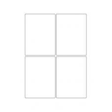 40309 - Label Size 80mm x 110mm - 4 label(s) per sheet 40309 - Label Size 80mm x 110mm - 4 label(s) per sheet