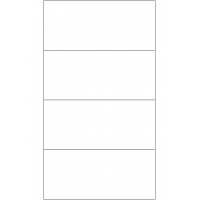 40311 - Label Size 166mm x 73.82mm - 4 label(s) per sheet 40311 - Label Size 166mm x 73.82mm - 4 label(s) per sheet