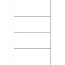 40311 - Label Size 166mm x 73.82mm - 4 label(s) per sheet 40311 - Label Size 166mm x 73.82mm - 4 label(s) per sheet