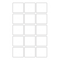 40312 - Label Size 53mm x 50mm - 15 label(s) per sheet 40312 - Label Size 53mm x 50mm - 15 label(s) per sheet