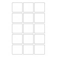 40312 - Label Size 53mm x 50mm - 15 label(s) per sheet 40312 - Label Size 53mm x 50mm - 15 label(s) per sheet