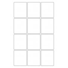 40319 - Label Size 56mm x 67mm - 12 label(s) per sheet 40319 - Label Size 56mm x 67mm - 12 label(s) per sheet