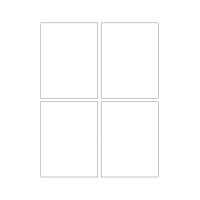40320 - Label Size 85mm x 112mm - 4 label(s) per sheet 40320 - Label Size 85mm x 112mm - 4 label(s) per sheet