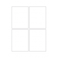 40320 - Label Size 85mm x 112mm - 4 label(s) per sheet 40320 - Label Size 85mm x 112mm - 4 label(s) per sheet