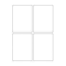 40323 - Label Size 88mm x 122mm - 4 label(s) per sheet 40323 - Label Size 88mm x 122mm - 4 label(s) per sheet