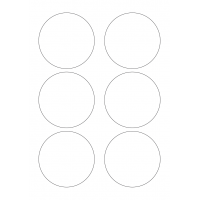 40324 - Label Size 83mm dia - 6 label(s) per sheet 40324 - Label Size 83mm dia - 6 label(s) per sheet