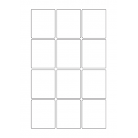 40330 - Label Size 52mm x 62mm - 12 label(s) per sheet 40330 - Label Size 52mm x 62mm - 12 label(s) per sheet